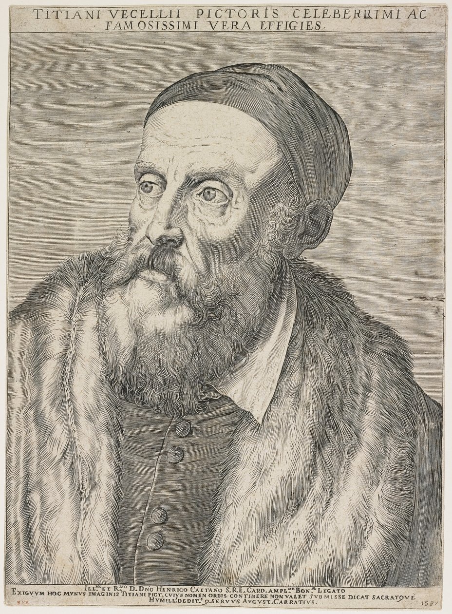 Tiziano, 1587 da Agostino Carracci