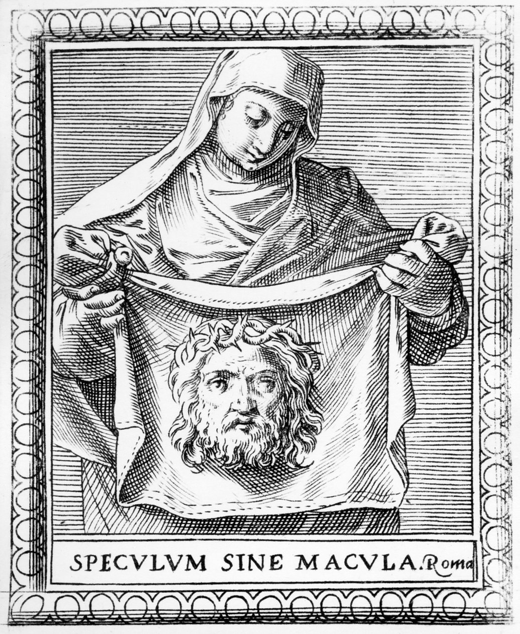 Veronica con il Sudario, 1581 da Agostino Carracci