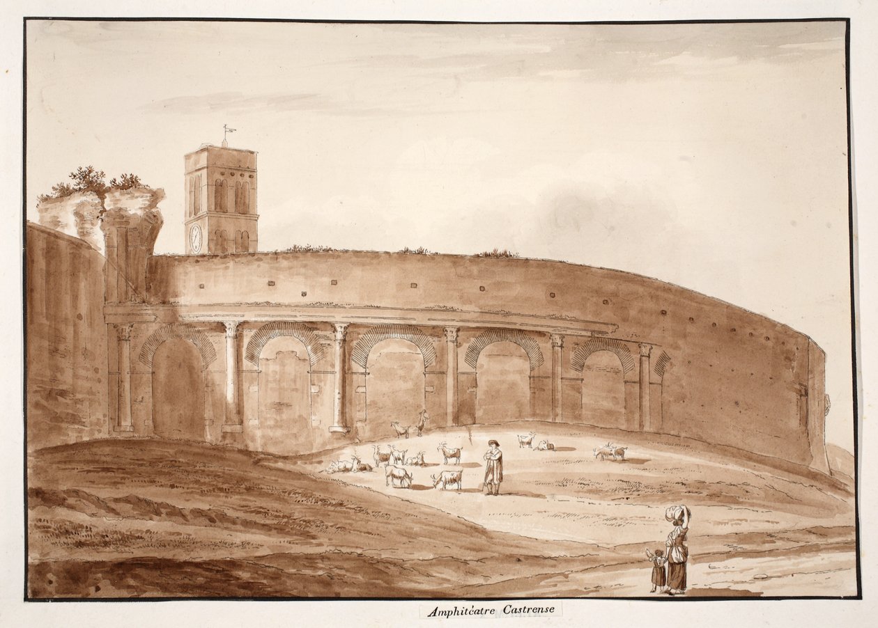 Amphiteatrum Castrense, 1833 da Agostino Tofanelli