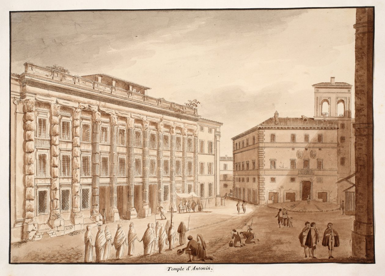 Tempio Antonino, 1833 da Agostino Tofanelli