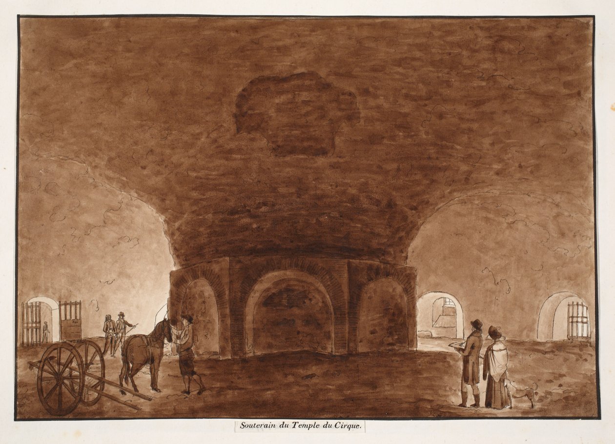 Basamento del Tempio del Circo, 1833 da Agostino Tofanelli