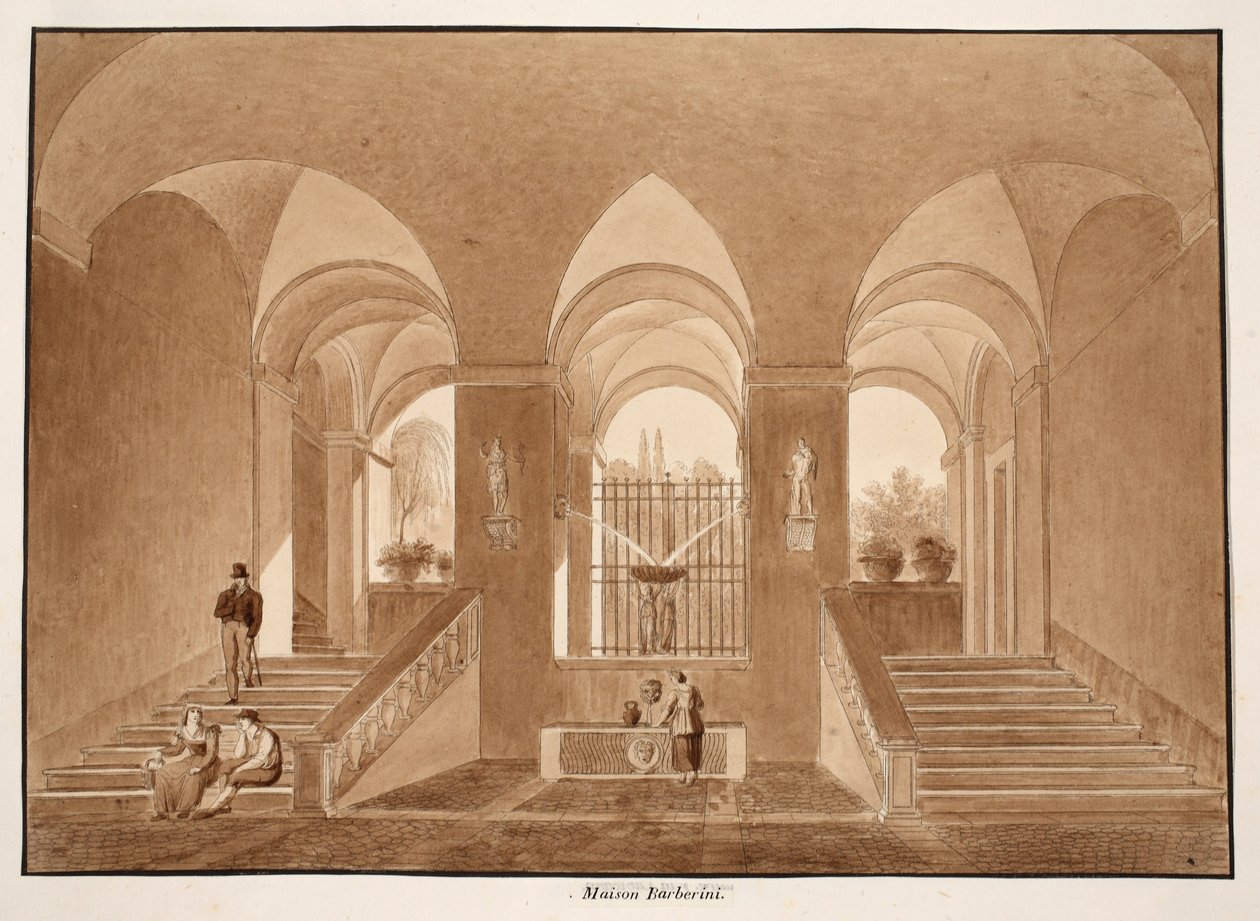 Palazzo Barberini, 1833 da Agostino Tofanelli
