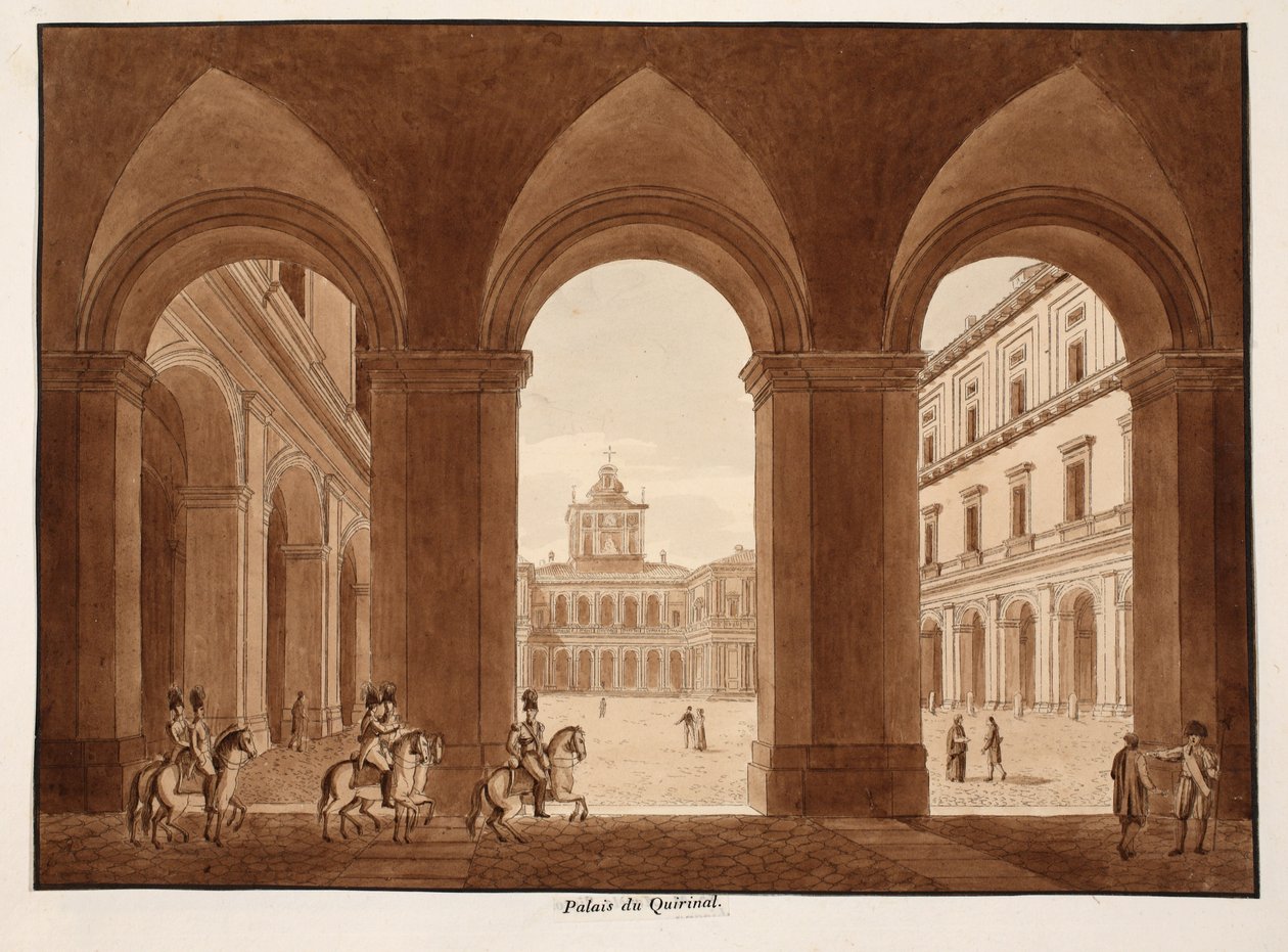 Palazzo del Quirinale, 1833 da Agostino Tofanelli