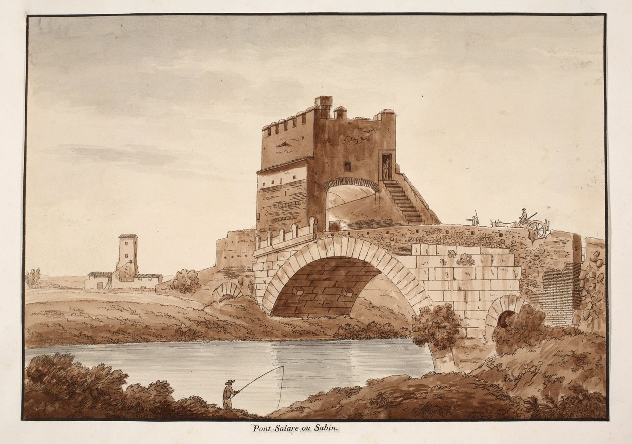 Ponte Salario, o Sabino, 1833 da Agostino Tofanelli