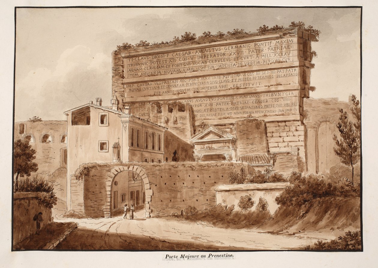 Porta Maggiore o Prenestina da Agostino Tofanelli