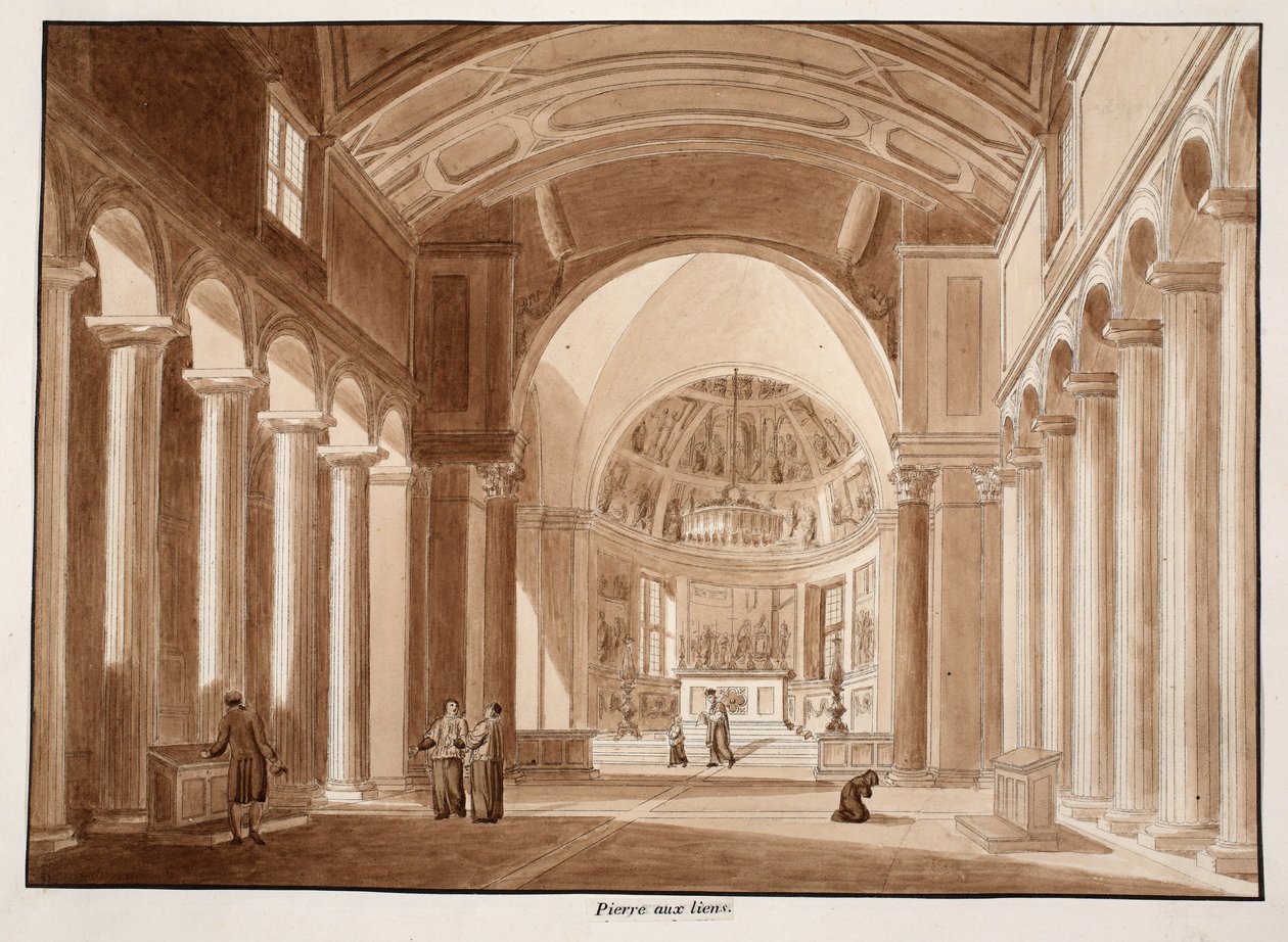 San Pietro in Vincoli, 1833 da Agostino Tofanelli