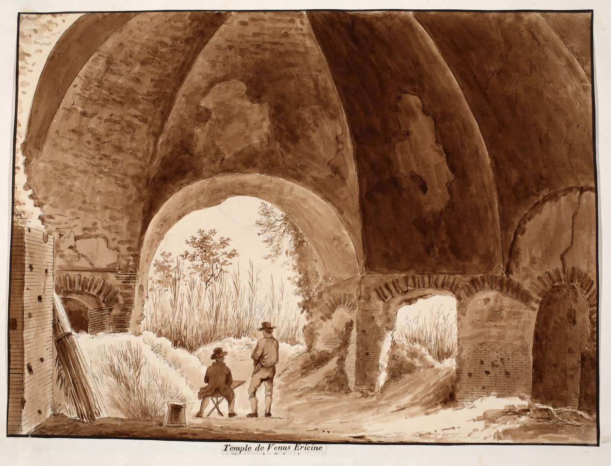 Tempio di Venere Ericina, 1833 da Agostino Tofanelli