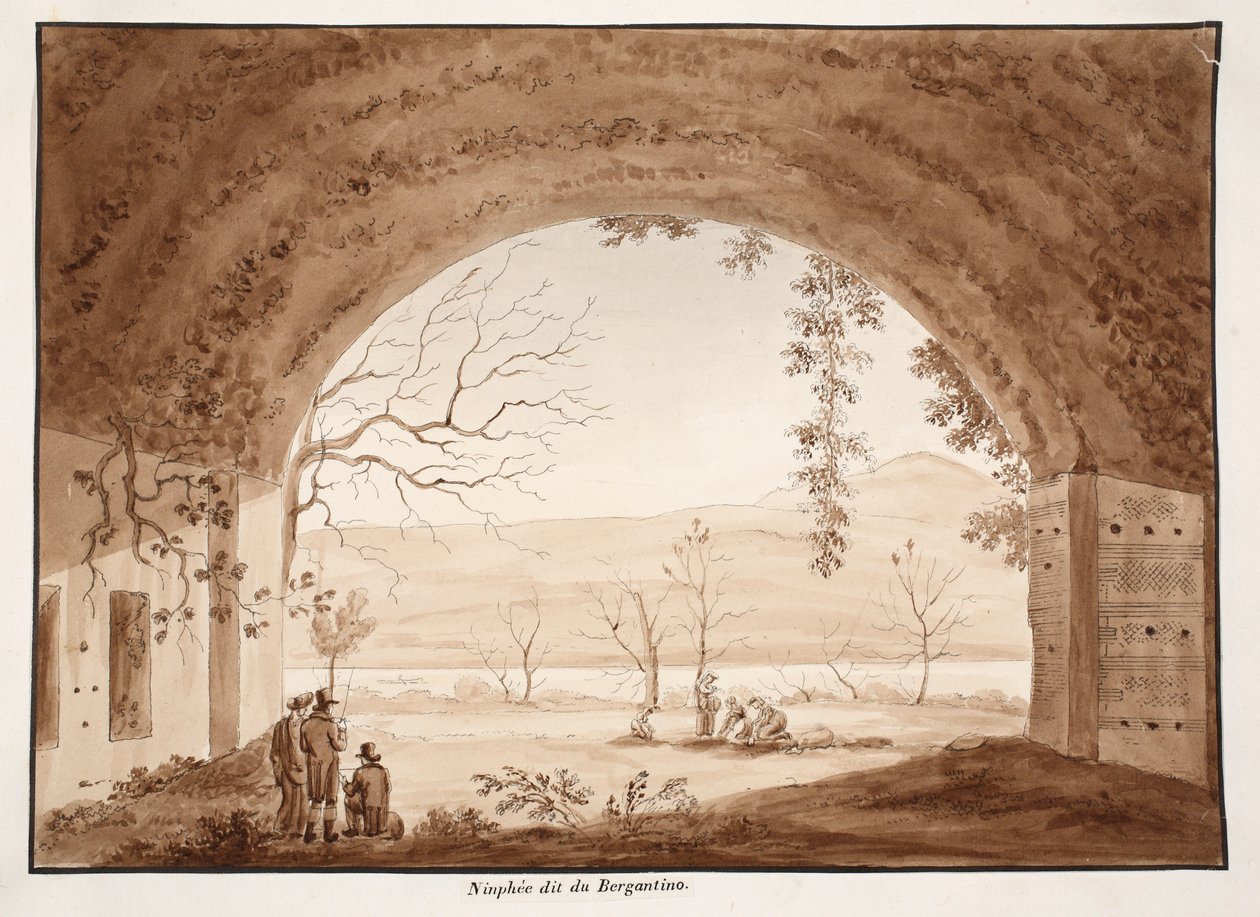 Il Ninfeo Bergantino, 1833 da Agostino Tofanelli