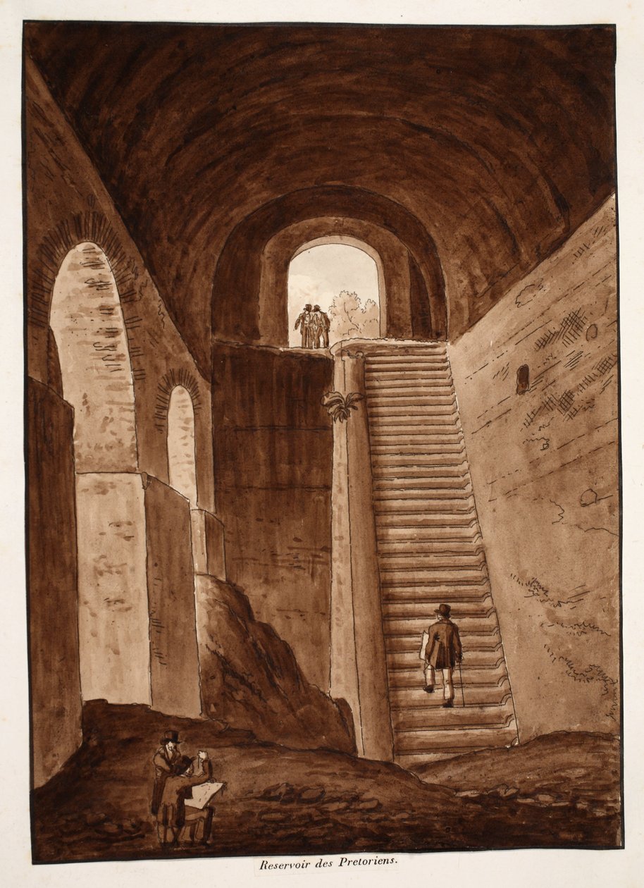 Il serbatoio pretoriano, 1833 da Agostino Tofanelli
