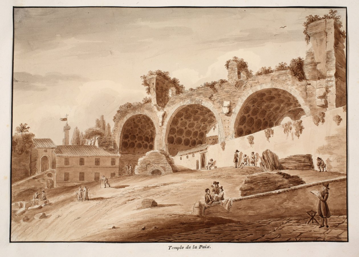 Il Tempio della Pace, 1833 da Agostino Tofanelli