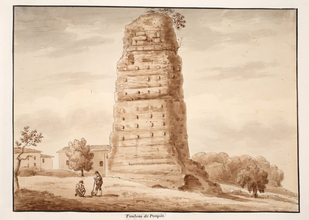 La tomba di Pompeo, 1833 da Agostino Tofanelli