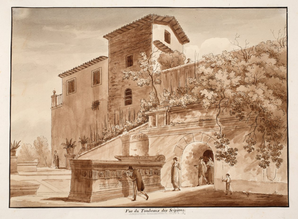 La tomba degli Scipioni, 1833 da Agostino Tofanelli