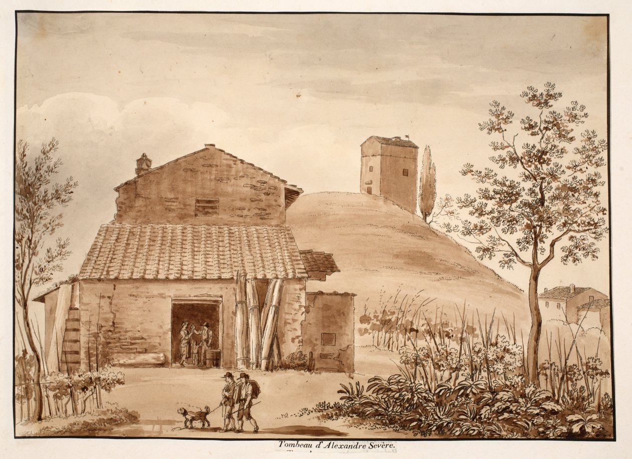 Tomba di Alessandro Severo, 1833 da Agostino Tofanelli