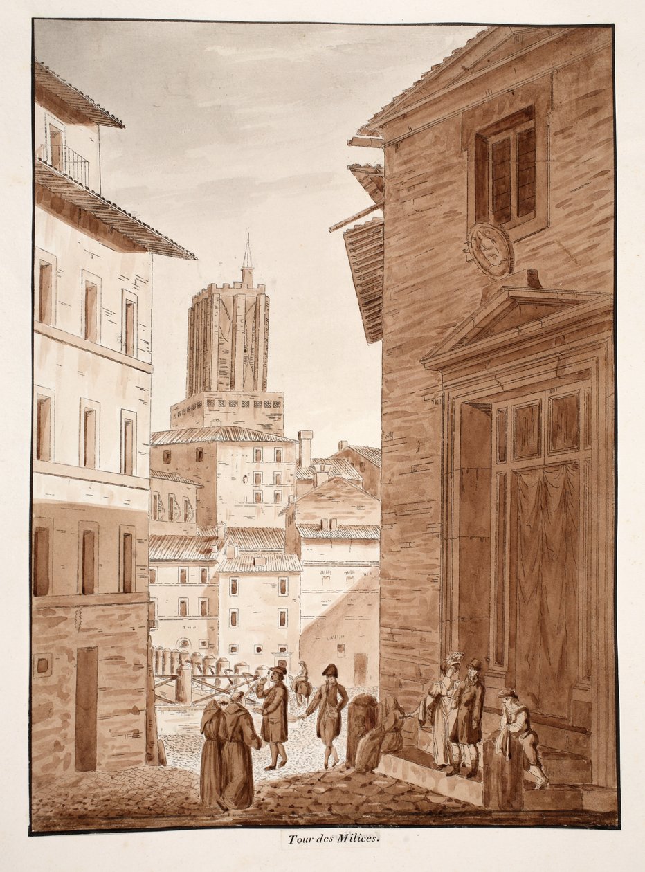 Torre delle Milizie, 1833 da Agostino Tofanelli