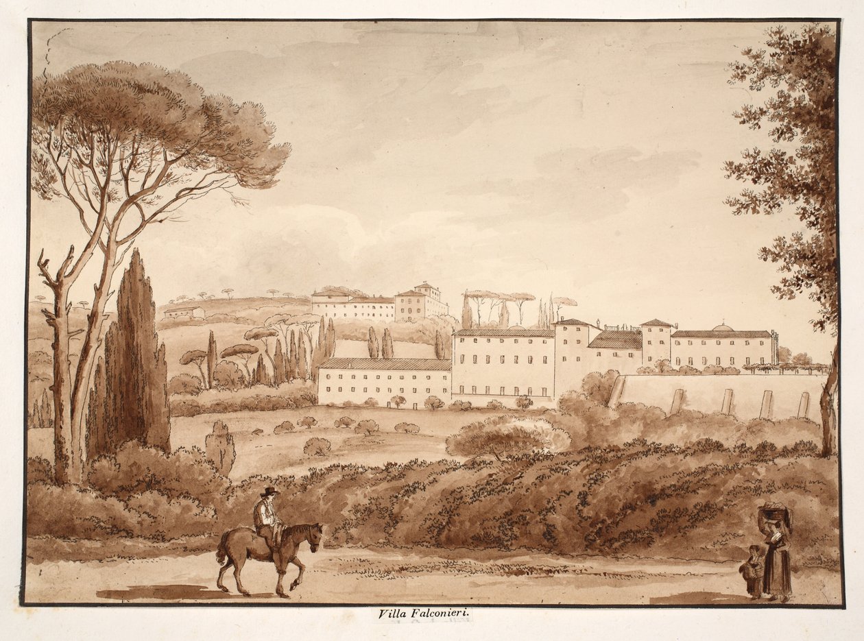 Villa Falconieri, 1833 da Agostino Tofanelli