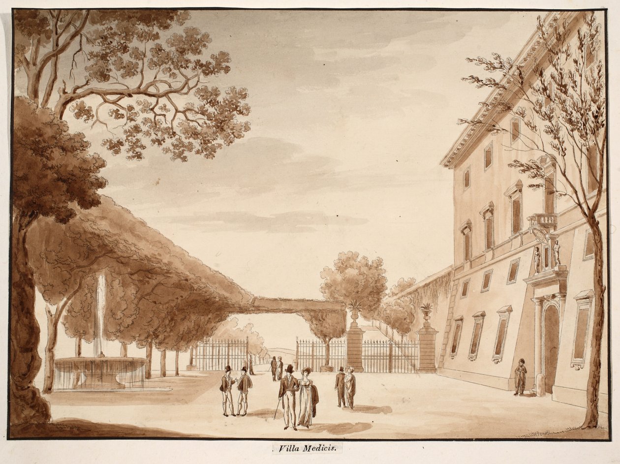 Villa Medici, 1833 da Agostino Tofanelli