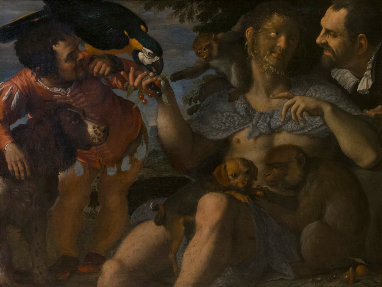 Arrigo Peloso, Pietro Matto e Amon Nano da Agostino Carracci