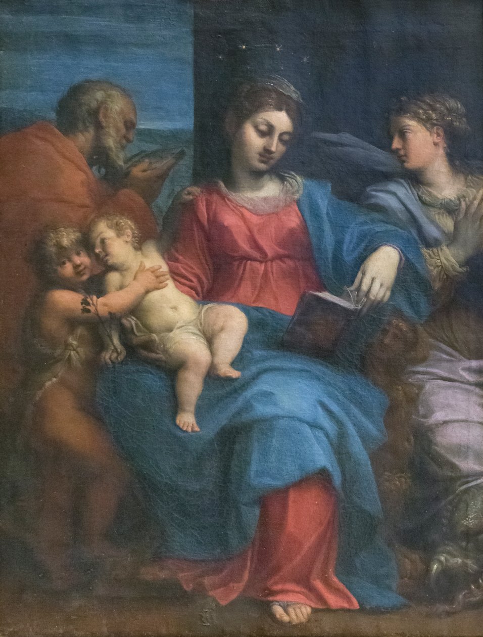 Sacra Famiglia con Santa Margherita da Agostino Carracci