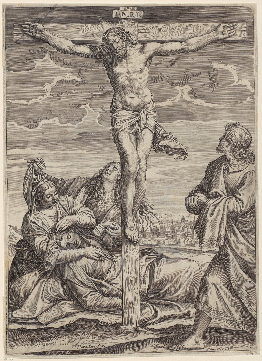 Crocifissione da Agostino Carracci