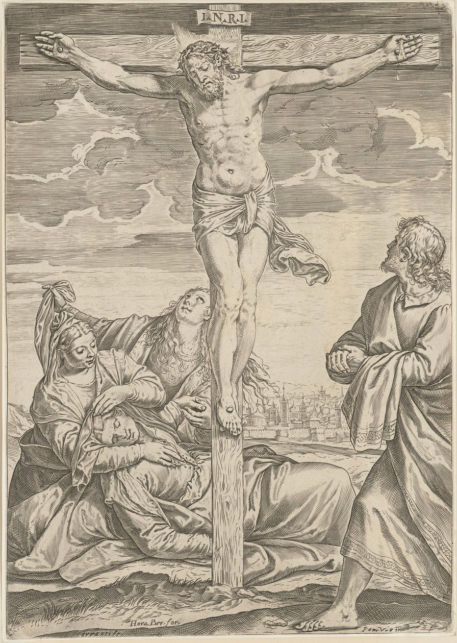 Crocifissione da Agostino Carracci