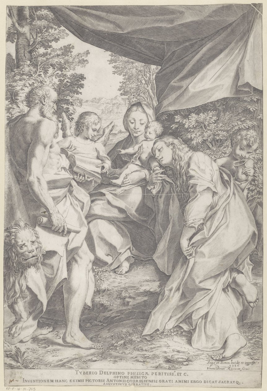 Maria con Bambino e i santi Girolamo e Maria Maddalena da Agostino Carracci