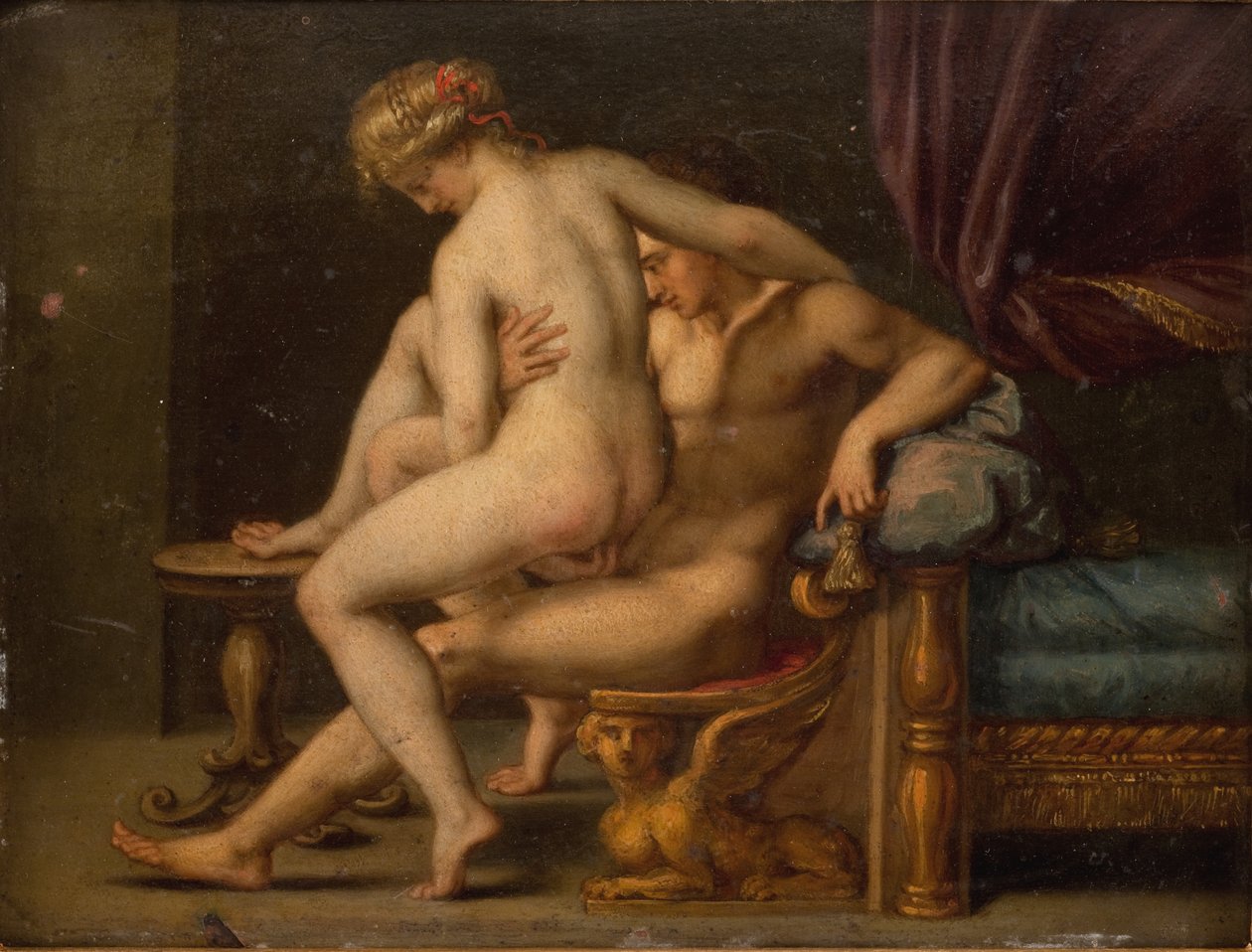 Nudità con uomo e donna da Agostino Carracci