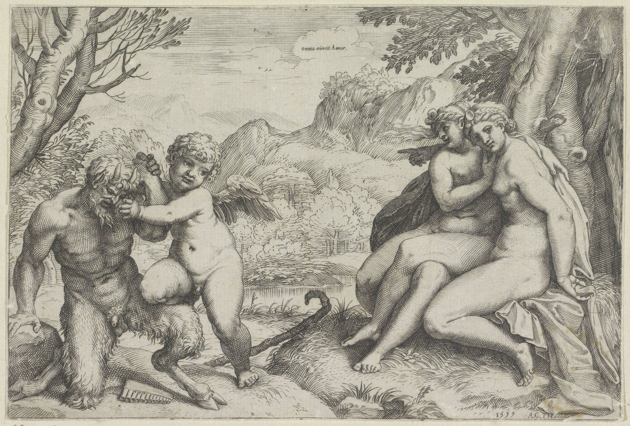 Omnia vincit Amor da Agostino Carracci