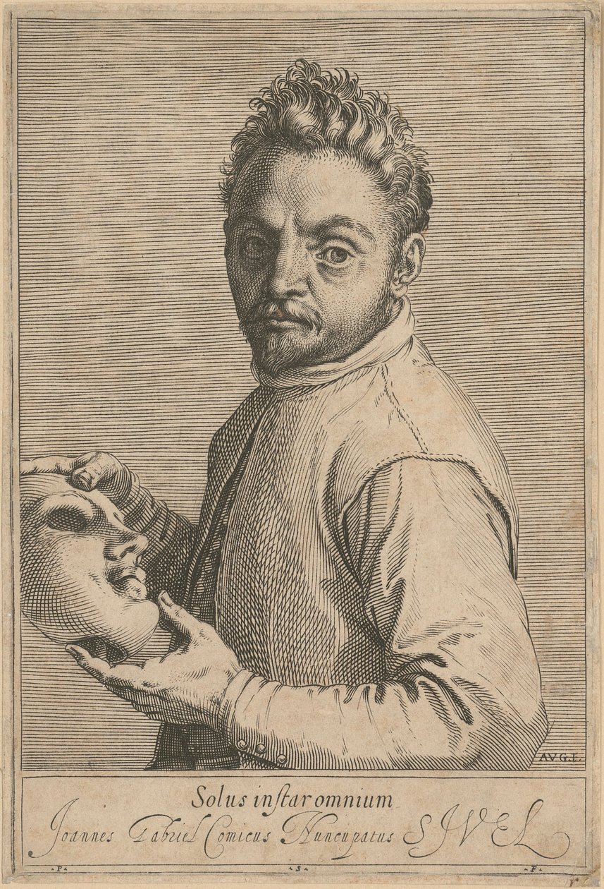 Ritratto di Giovanni Gabrielli, detto «Il Sivello» da Agostino Carracci