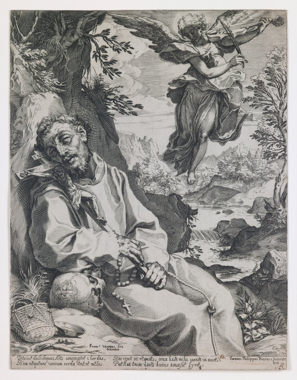 San Francesco consolato dall