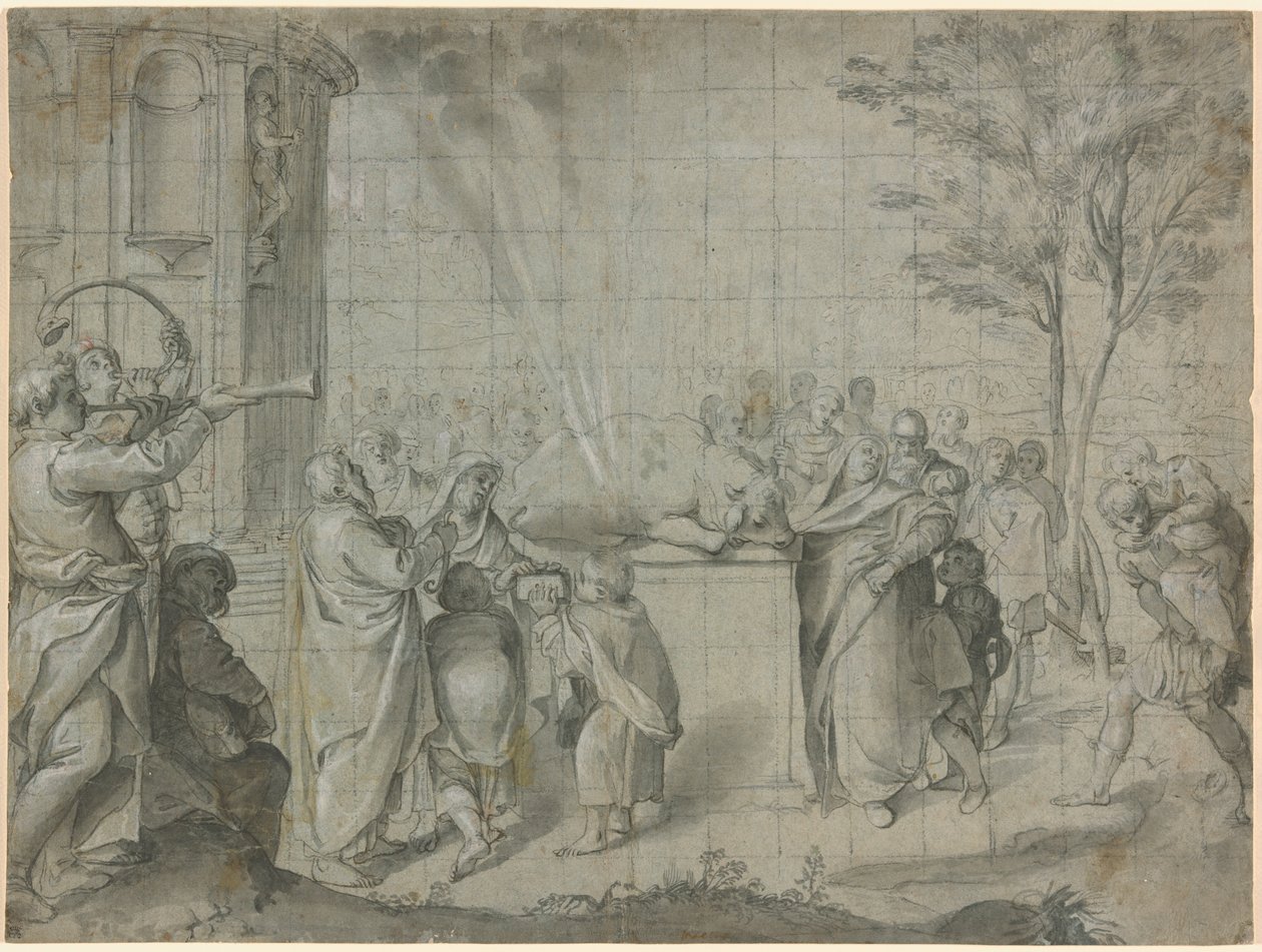 Il sacrificio di Pelia a Nettuno da Agostino Carracci
