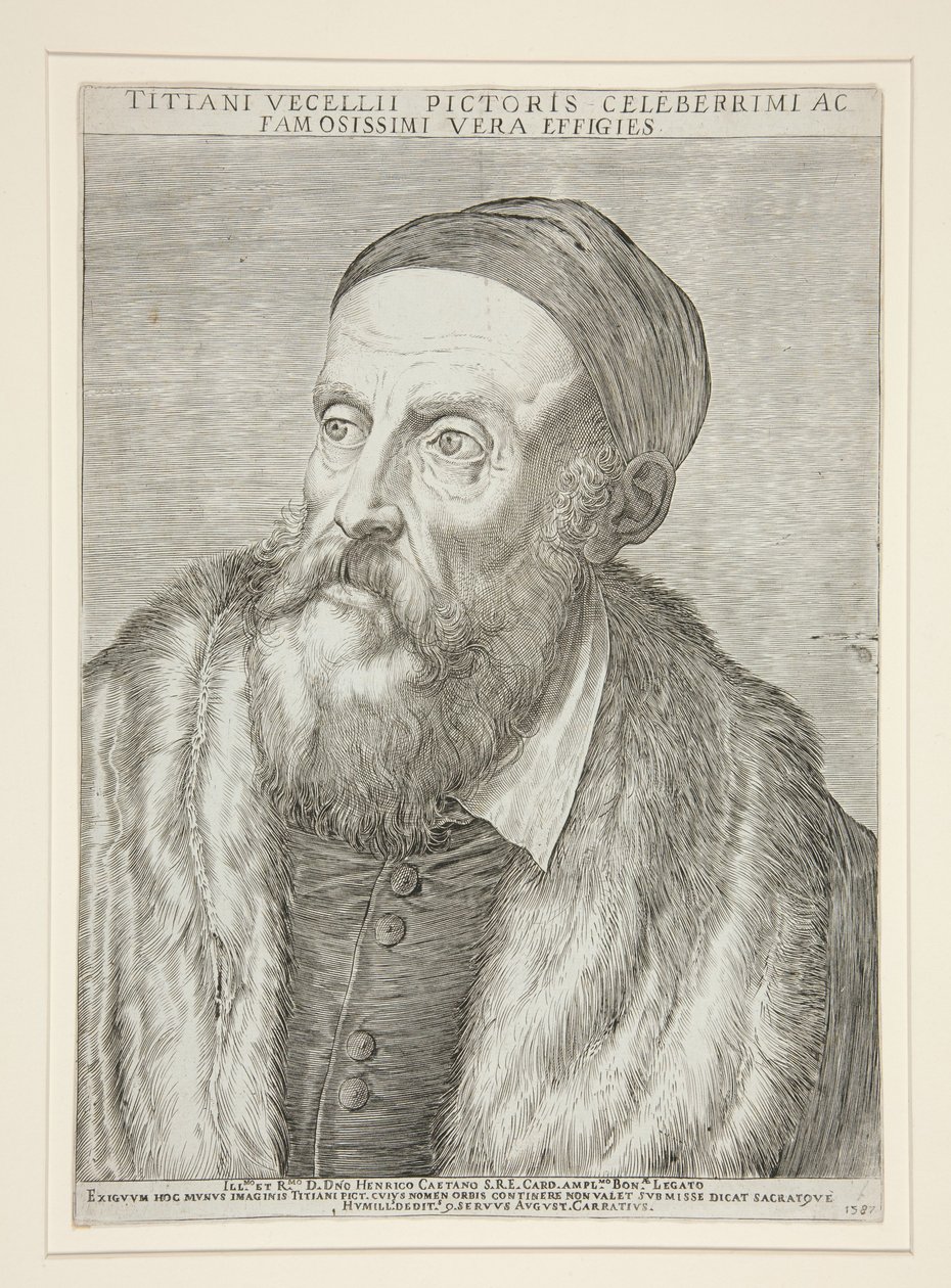 Tiziano Vecelli (Tiziano) da Agostino Carracci