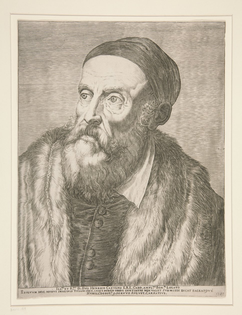 Tiziano Vecelli (Tiziano) da Agostino Carracci