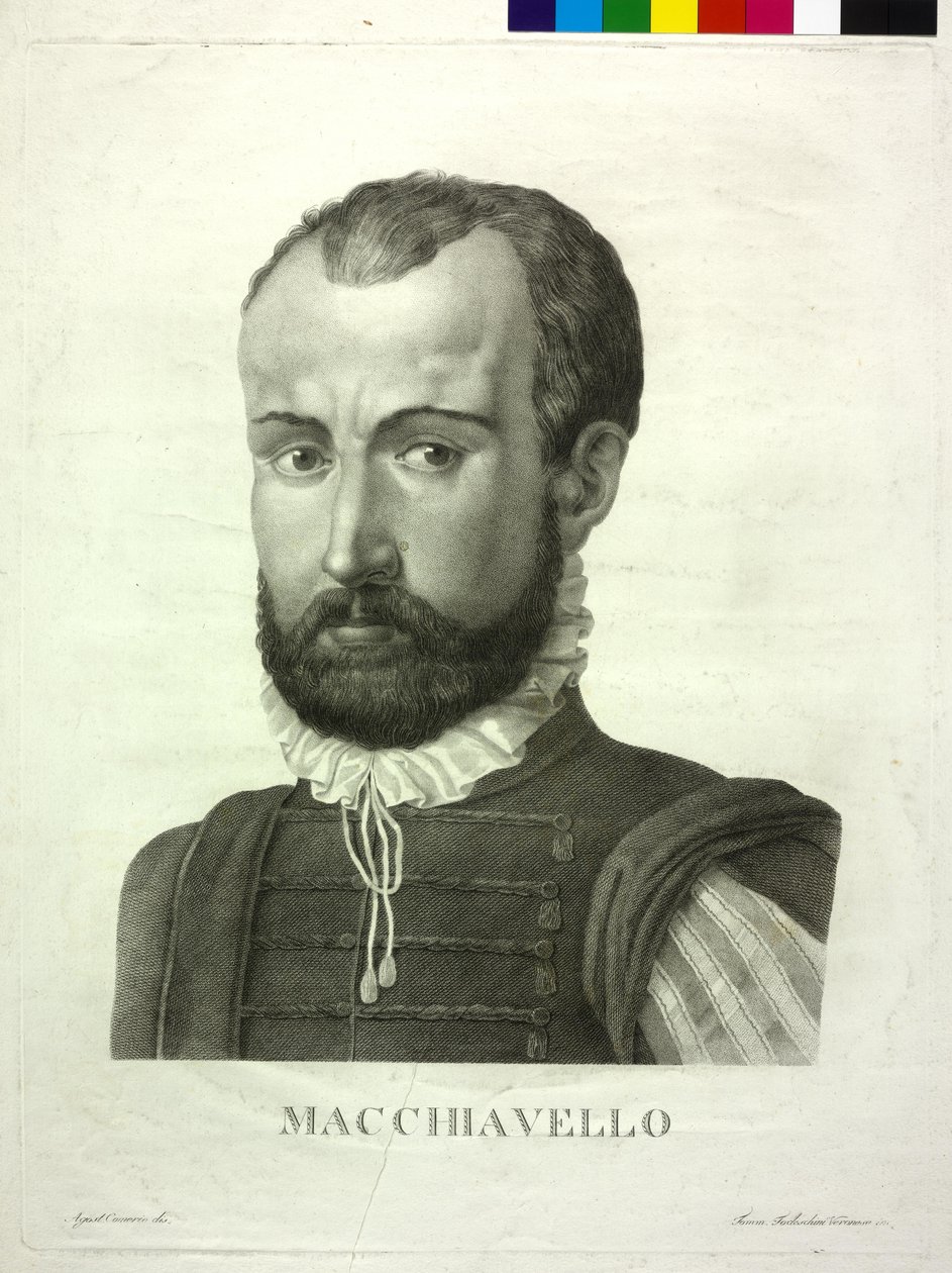 Niccolò Machiavelli da Agostino Comerio