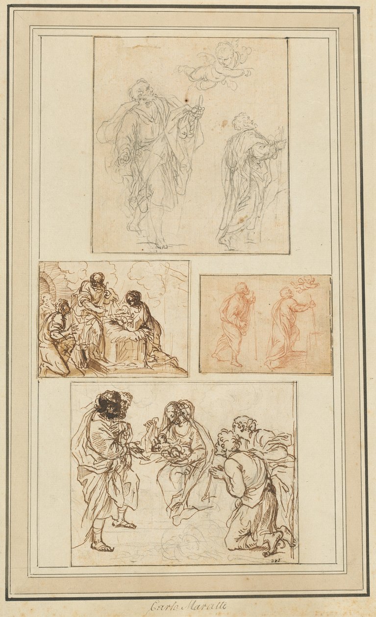 Studi di un Apostolo Guidato da un Angelo e l