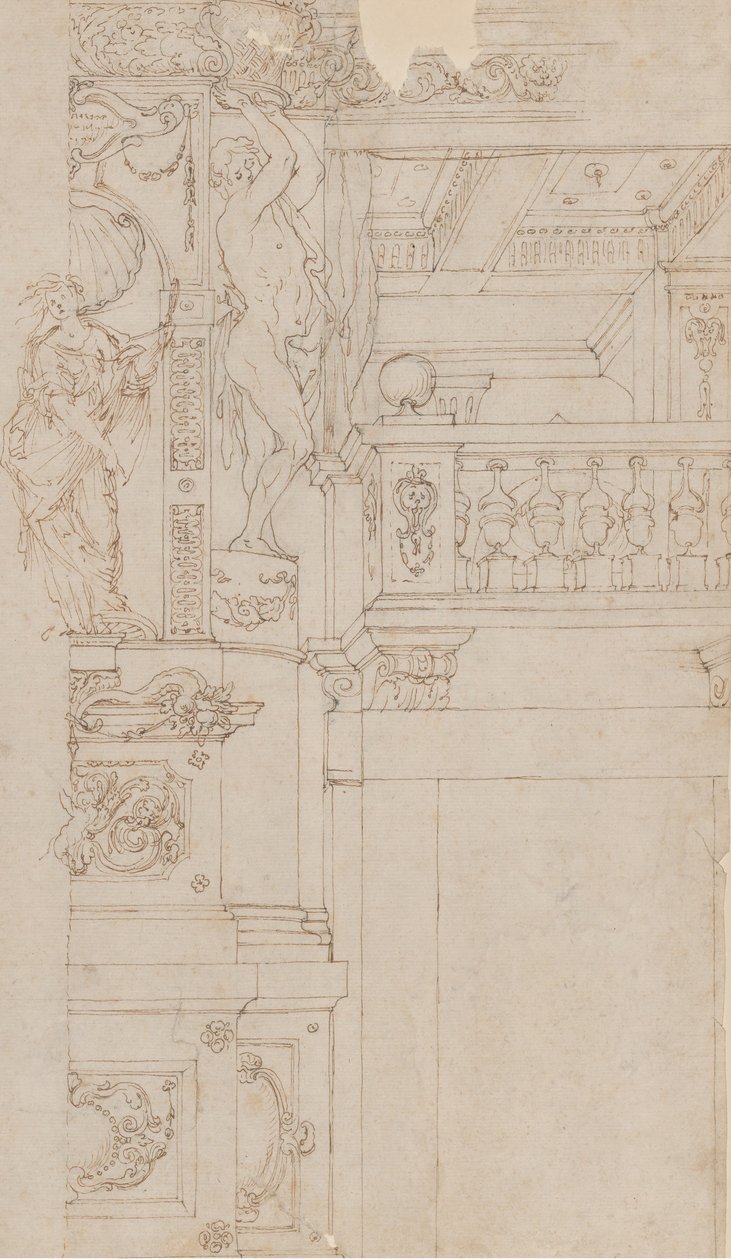 Studi per le decorazioni trompe-l