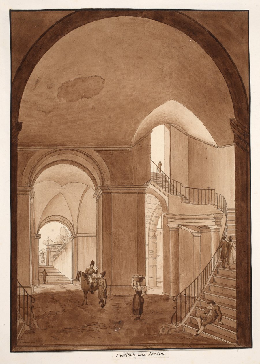 Vestibolo dei giardini del Palazzo Caetani all
