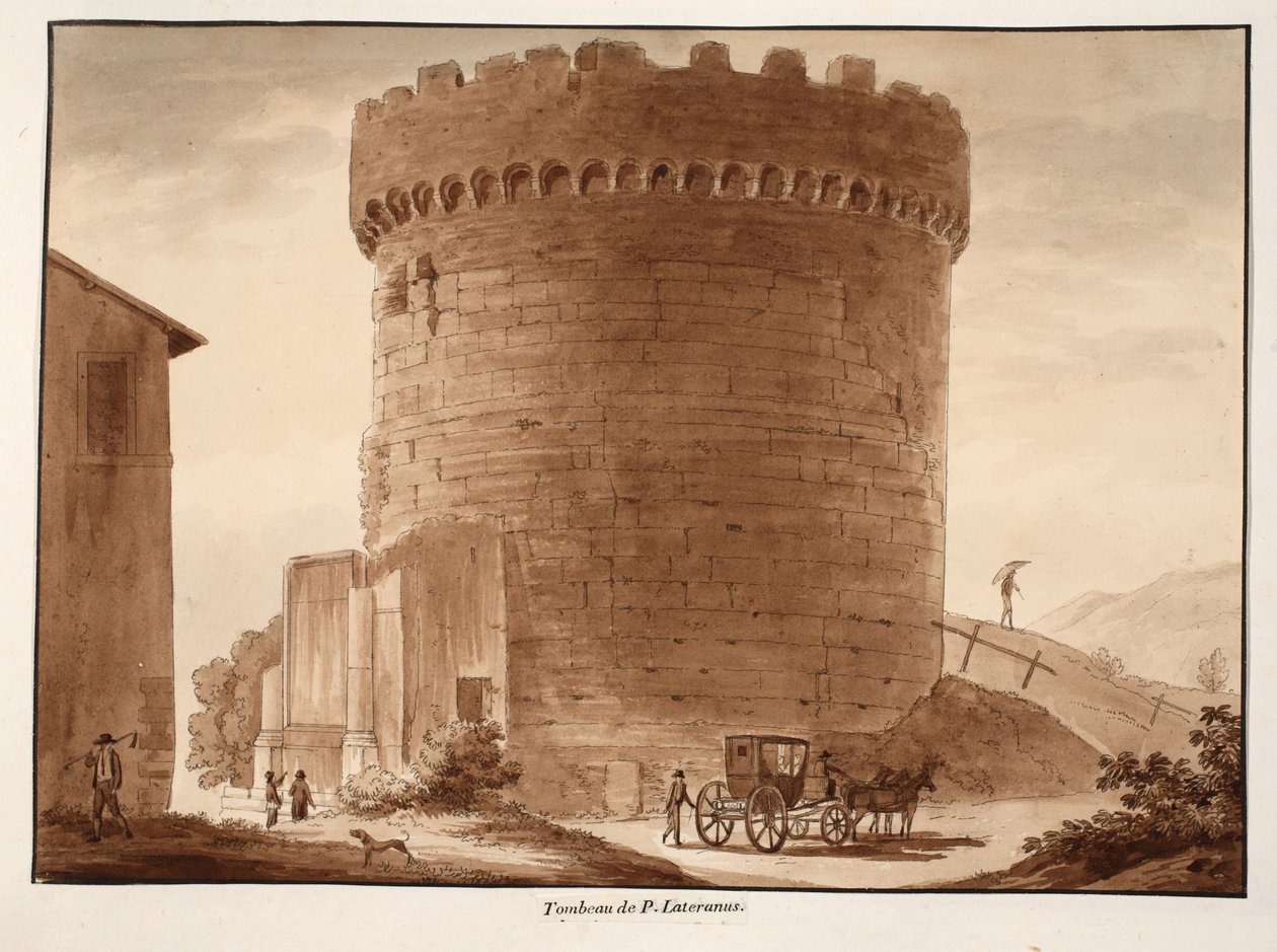 La tomba degli Orazi e Curiazi, 1833 da Agostino Tofanelli