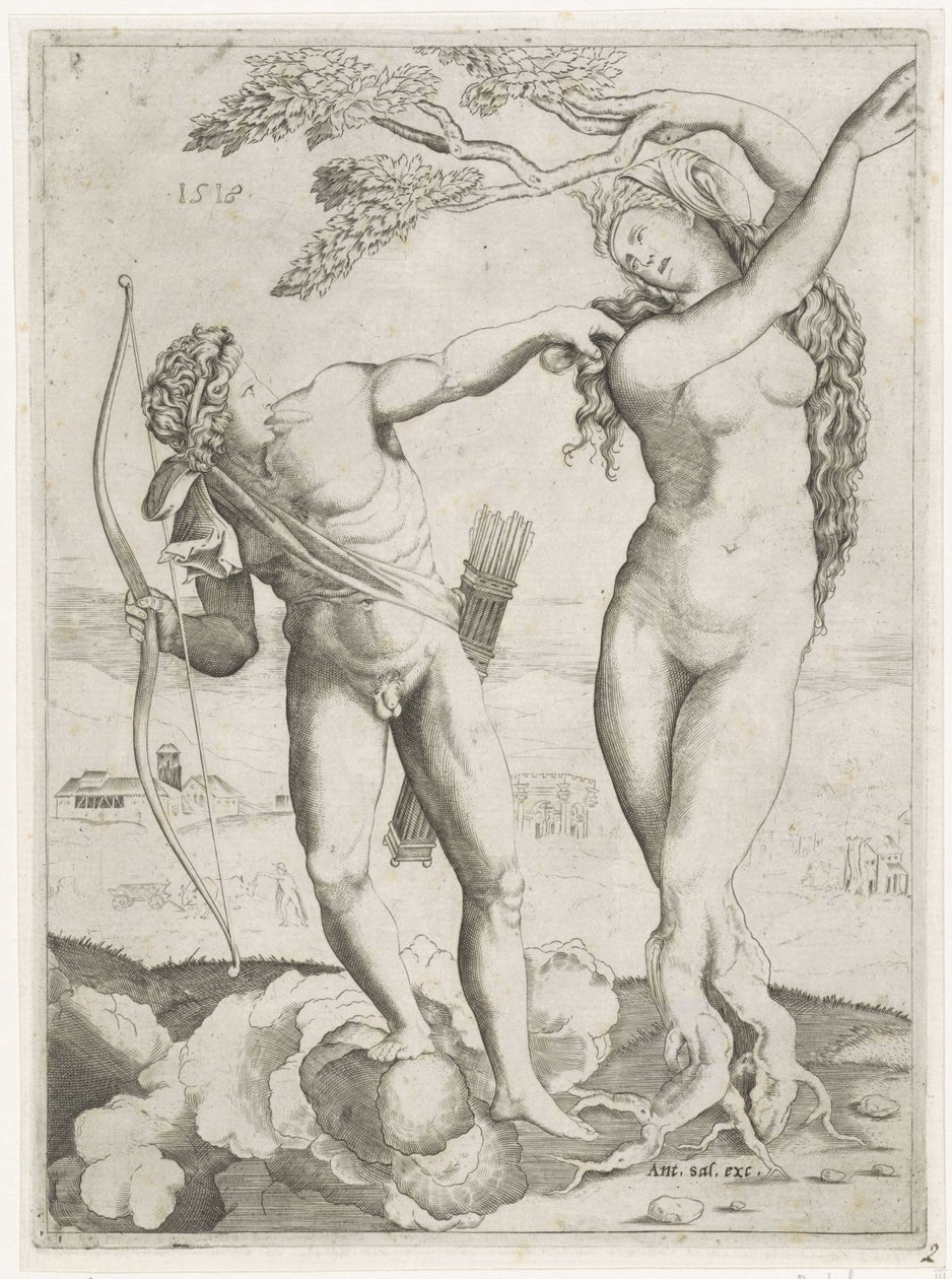 Apollo e Dafne da Agostino Veneziano