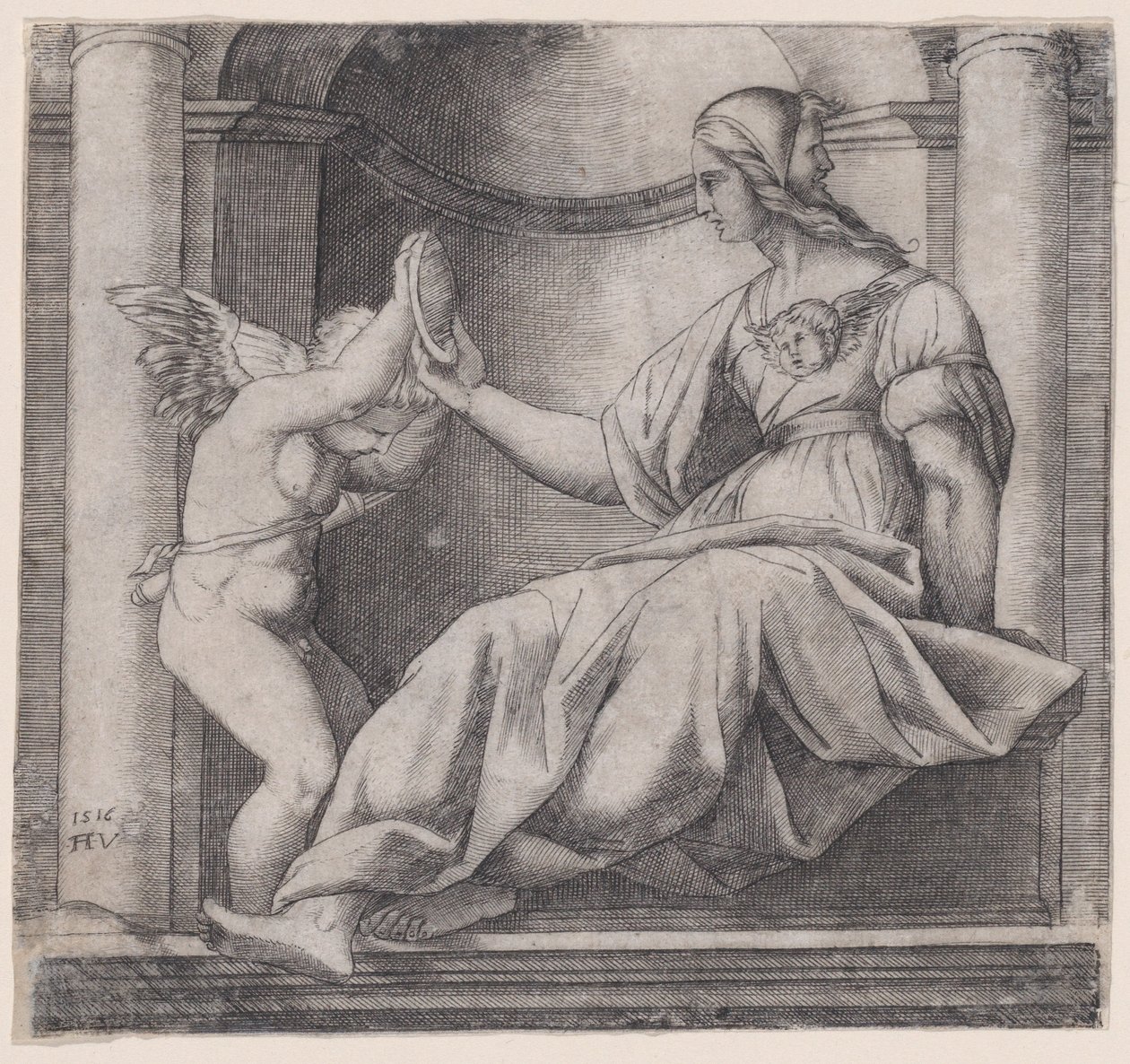 Prudenza da Agostino Veneziano