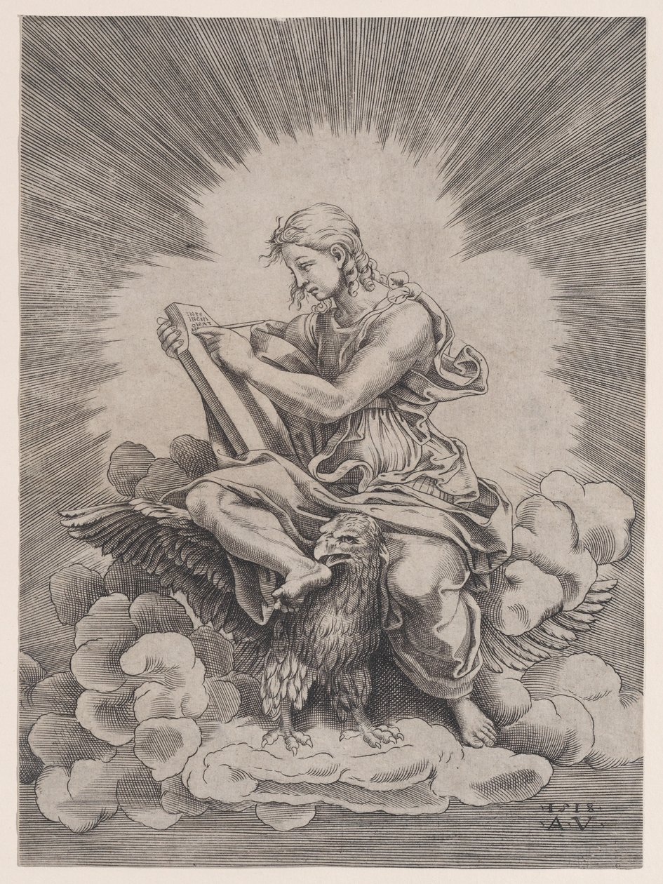 San Giovanni, datato 1518 da Agostino Veneziano