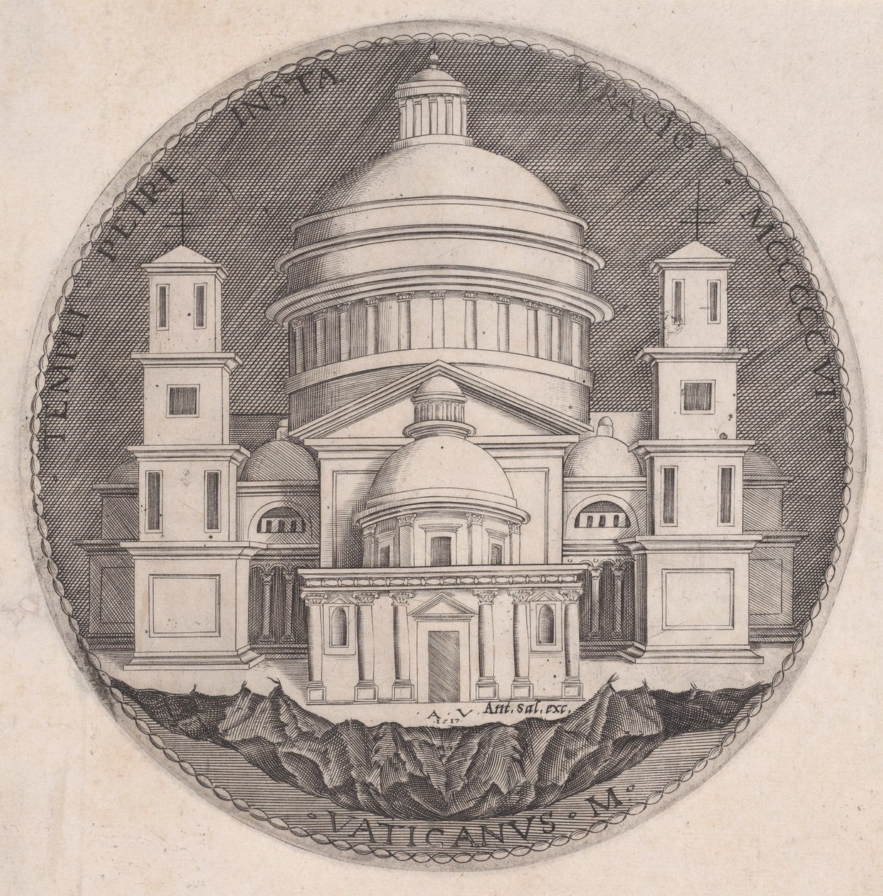 Basilica di San Pietro da Agostino Veneziano