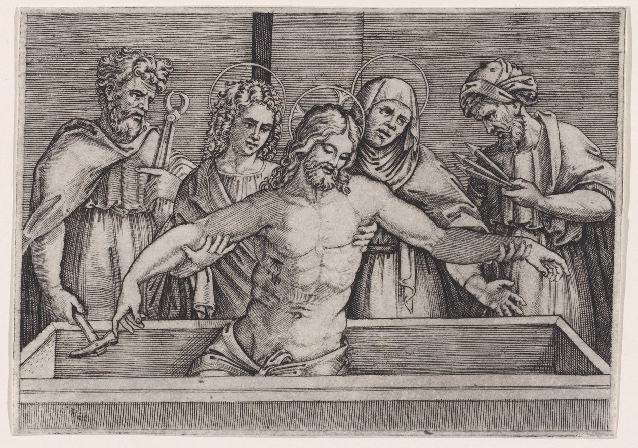 La sepoltura di Cristo da Agostino Veneziano