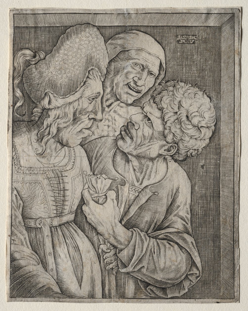 La vecchia ricca da Agostino Veneziano