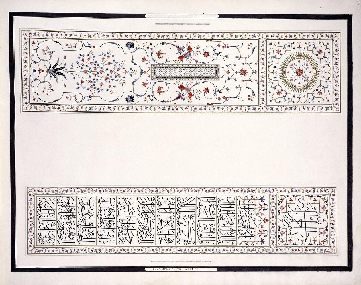 Esemplari dei Mosaici, dalla Tomba dell