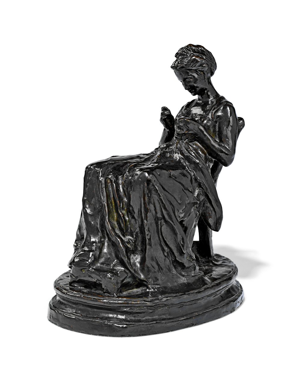 La Brodeuse, fine XIX - inizio XX secolo da Aime Jules Dalou