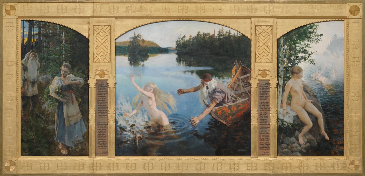 Mito di Aino, trittico da Akseli Gallen-Kallela