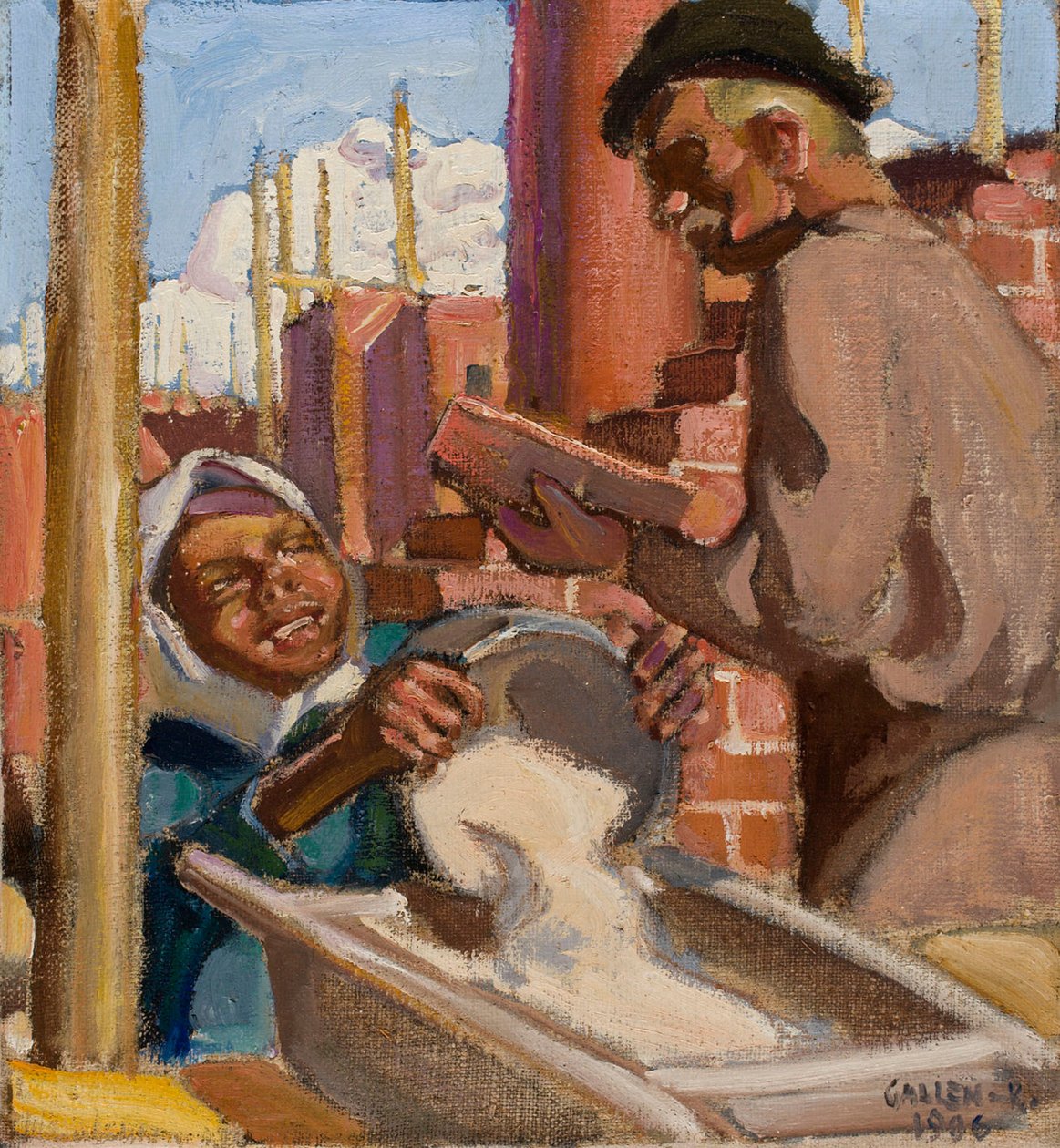 In un cantiere da Akseli Gallen-Kallela