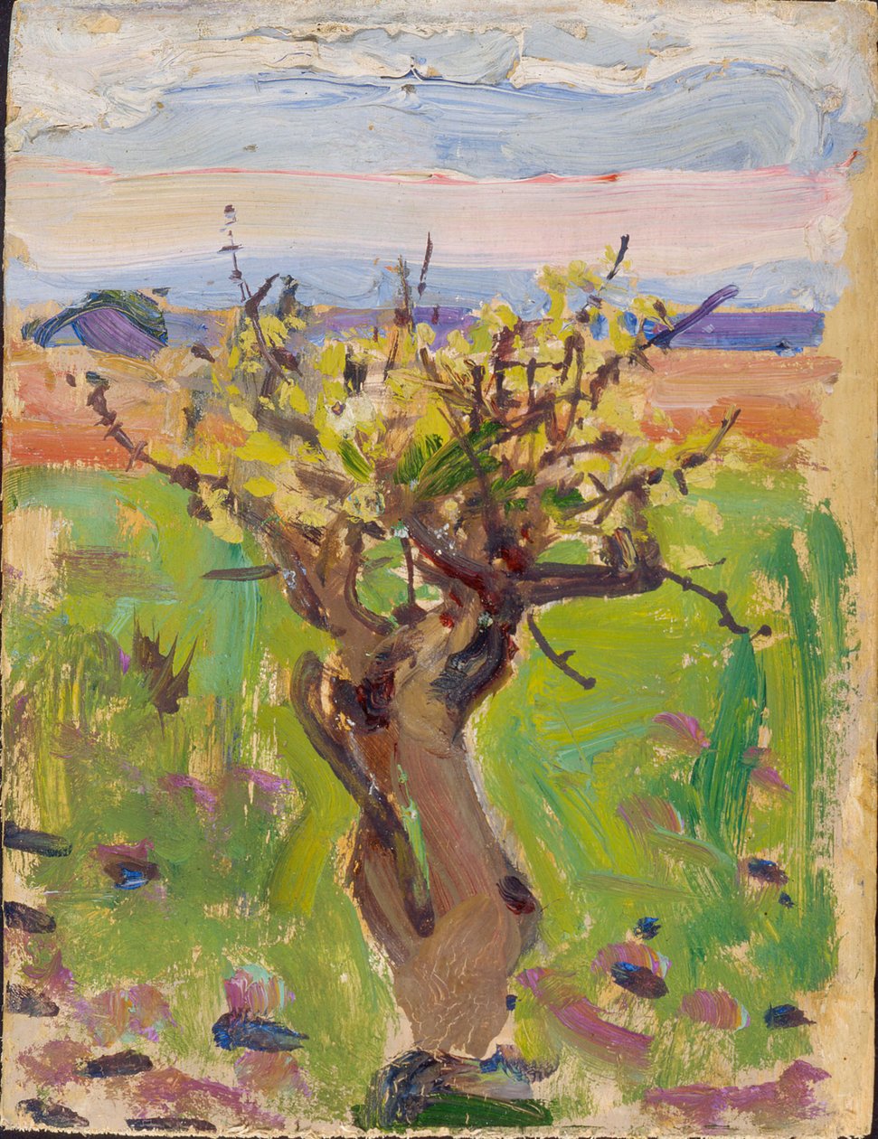 Albero nano nel deserto da Akseli Gallen-Kallela