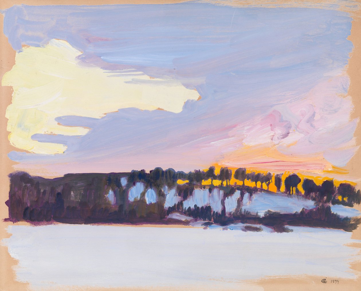 Paesaggio serale da Akseli Gallen-Kallela