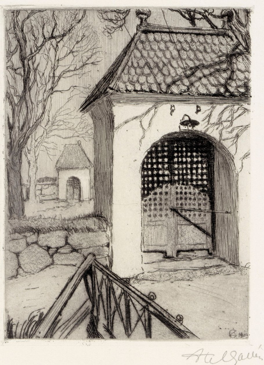 Portone del cimitero di Rauma da Akseli Gallen-Kallela